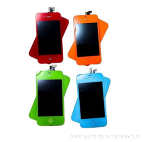 OEM mobile phone LCD display for iPhone 4G/4S, multicolor